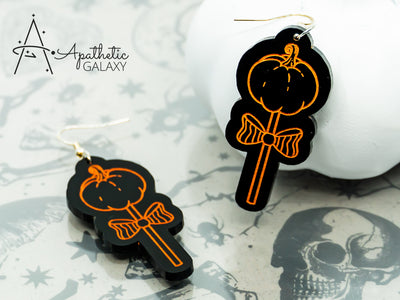 Pumpkin, Spice, and Sorcery Earrings