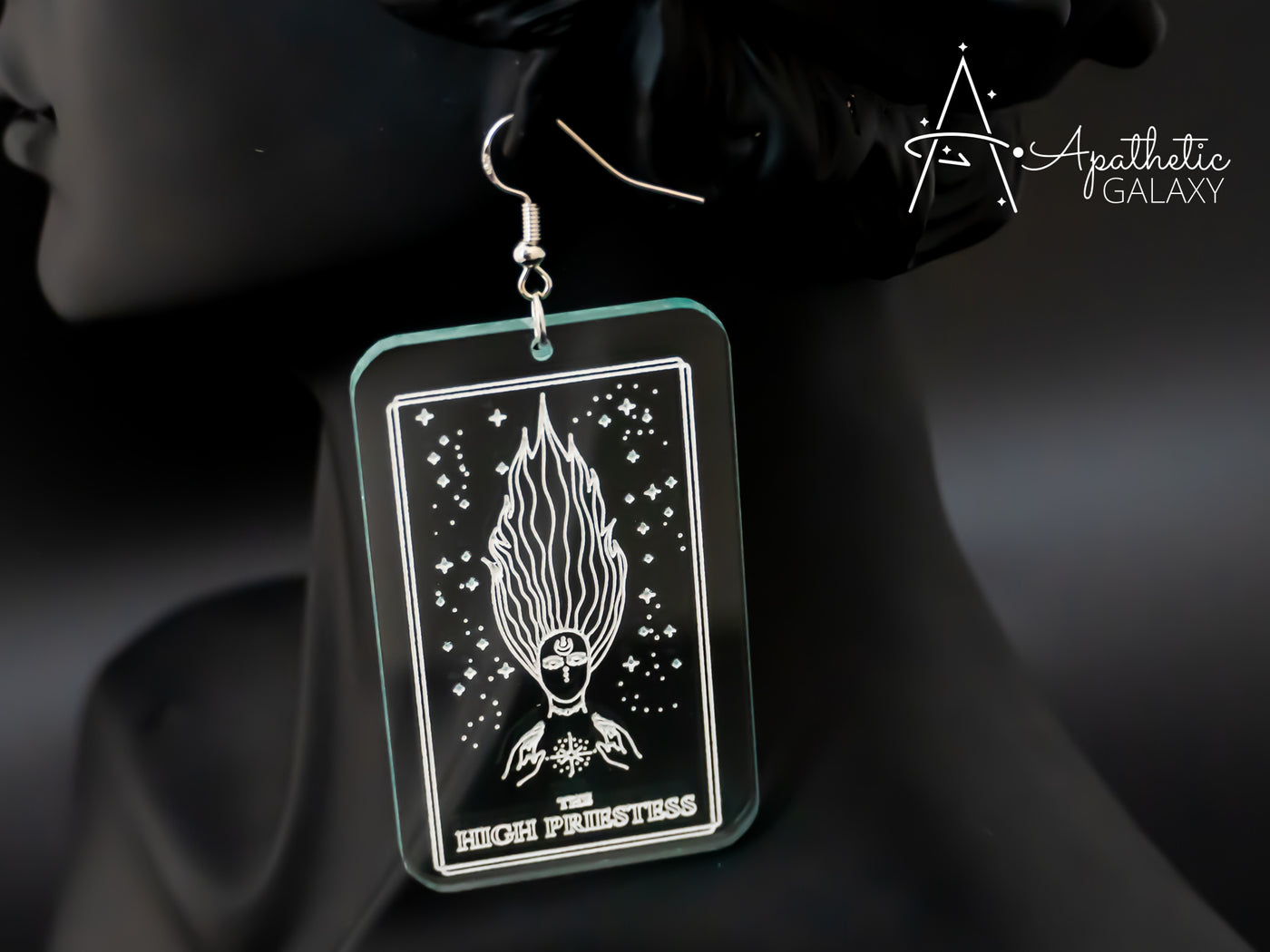 High Priestess Tarot Earrings