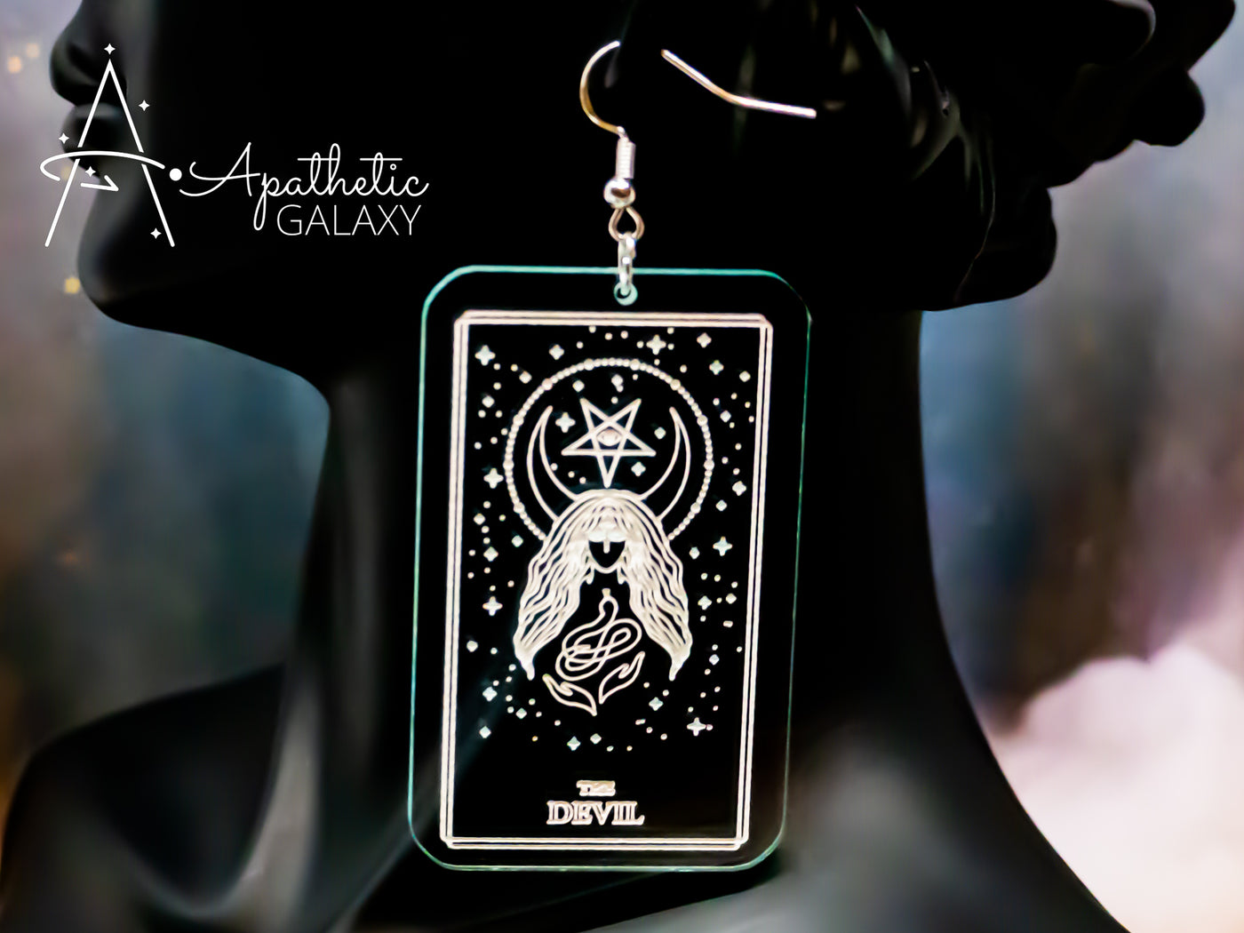 Devil Tarot Earrings