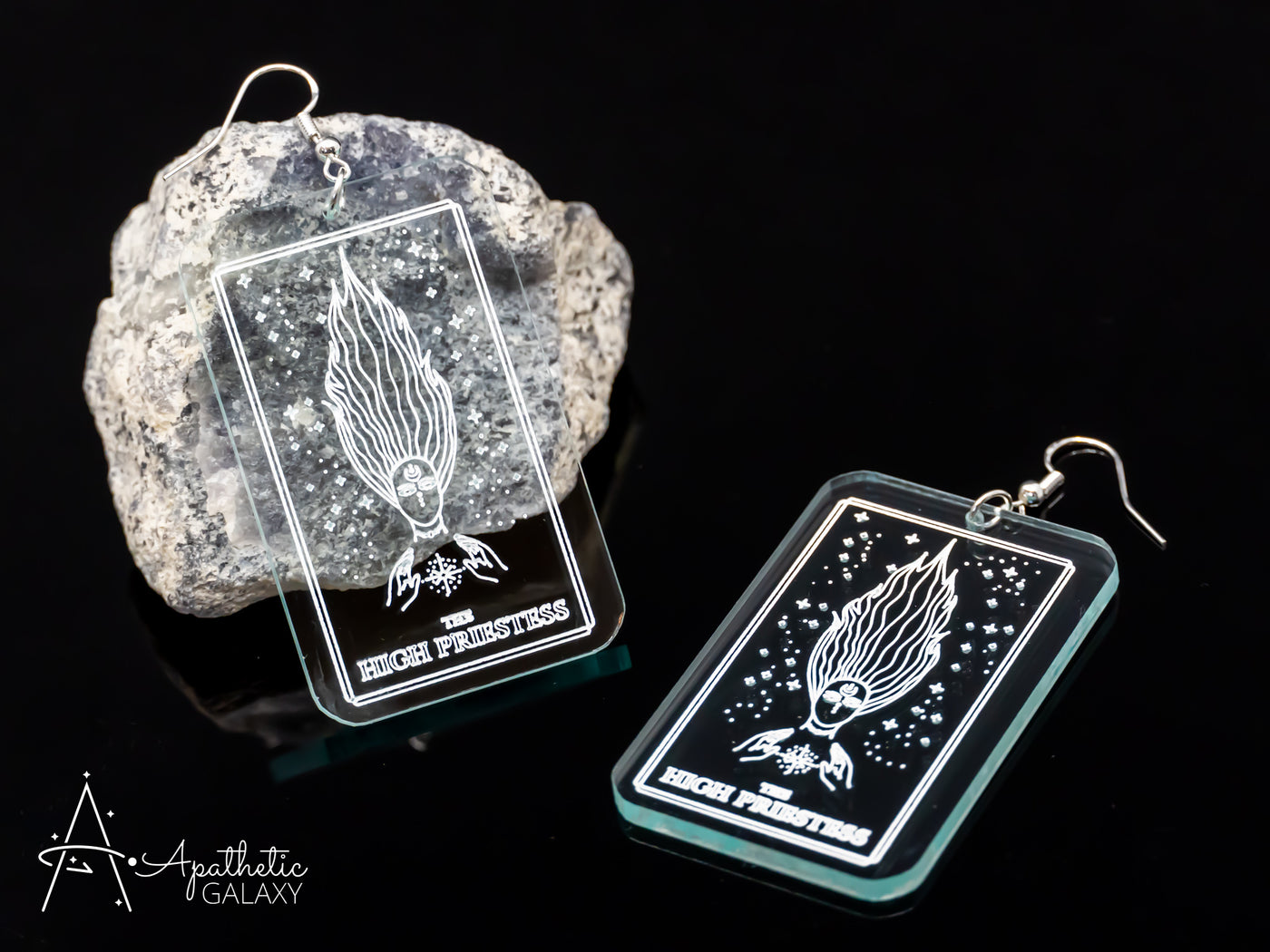 High Priestess Tarot Earrings