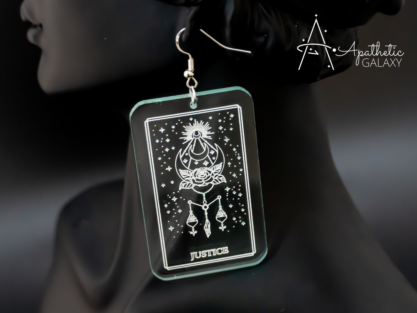 Justice Tarot Earring