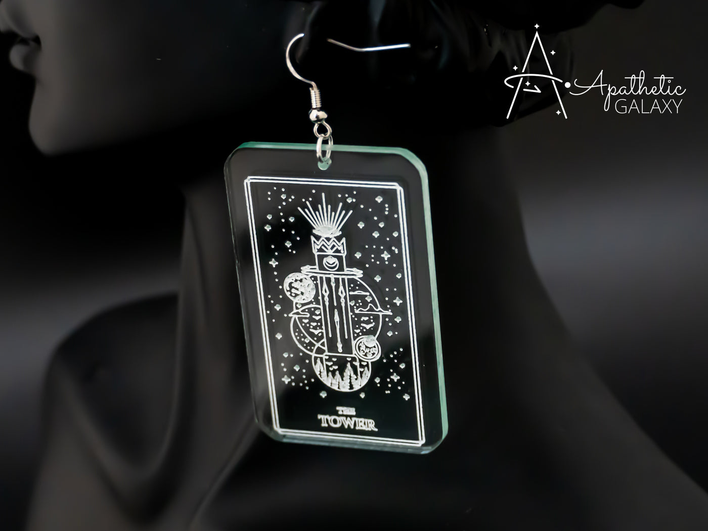 Tower Tarot Earrings