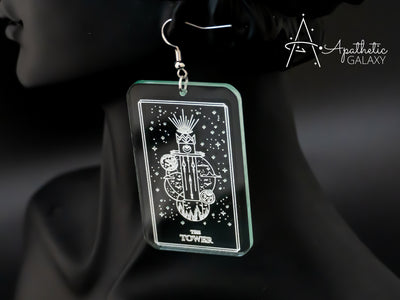 Tower Tarot Earrings