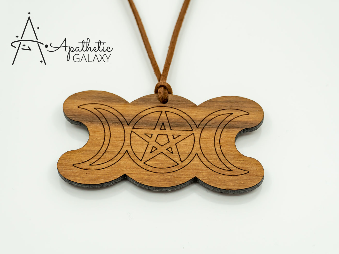 Triple Moon Goddess Necklace